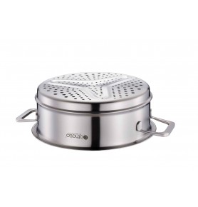 Classic Series 24x9.5cm Stainless Steel Steamer