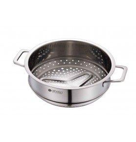Classic Series 26x9.5cm Stainless Steel Steamer