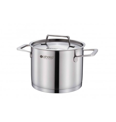 Classic Series 24x22cm Stainless Steel Stockpot