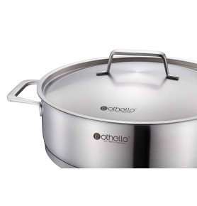 Classic Series 26x8.5cm Stainless Steel  Low Casserole