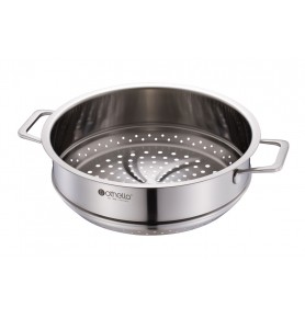 Classic Series 28x9.5cm Stainless Steel Steamer