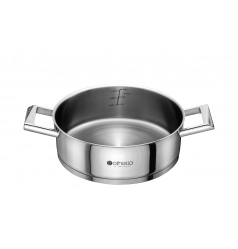 Master Series 26x8.5cm Stainless Steel Low Casserole