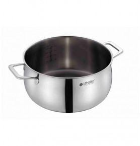 Classic Series 26x12cm Stainless Steel High Casserole